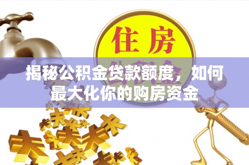 西藏揭秘公积金贷款额度，如何最大化你的购房资金