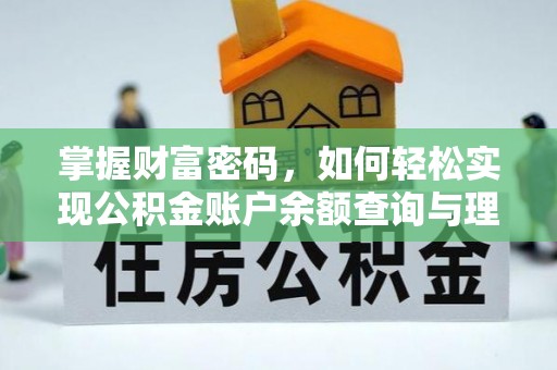 西藏掌握财富密码，如何轻松实现公积金账户余额查询与理财规划