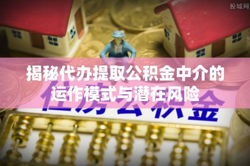 西藏揭秘代办提取公积金中介的运作模式与潜在风险
