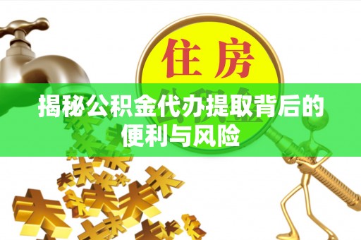 西藏揭秘公积金代办提取背后的便利与风险
