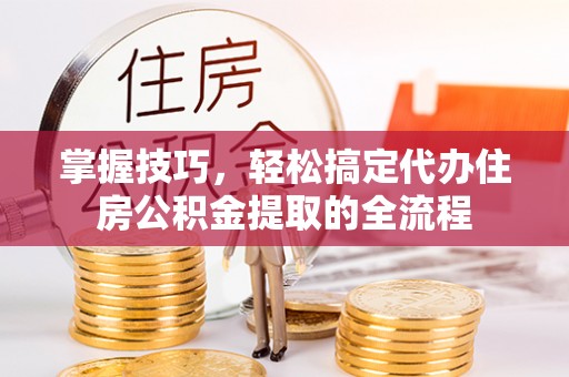 西藏掌握技巧，轻松搞定代办住房公积金提取的全流程