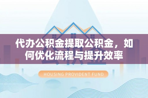 西藏代办公积金提取公积金，如何优化流程与提升效率