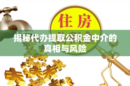 西藏揭秘代办提取公积金中介的真相与风险