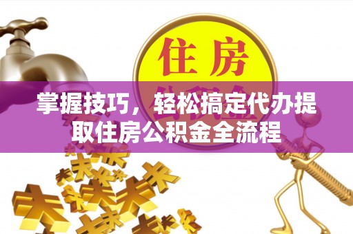 西藏掌握技巧，轻松搞定代办提取住房公积金全流程