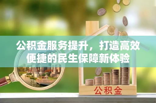 西藏公积金服务提升，打造高效便捷的民生保障新体验