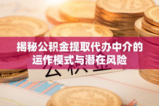 西藏揭秘公积金提取代办中介的运作模式与潜在风险