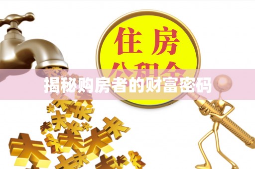 西藏揭秘购房者的财富密码