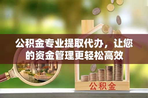 西藏公积金专业提取代办，让您的资金管理更轻松高效
