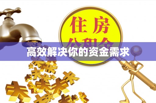 西藏高效解决你的资金需求