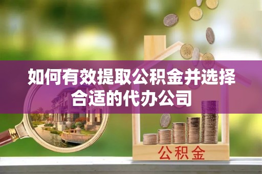 西藏如何有效提取公积金并选择合适的代办公司