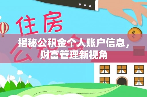 西藏揭秘公积金个人账户信息，财富管理新视角